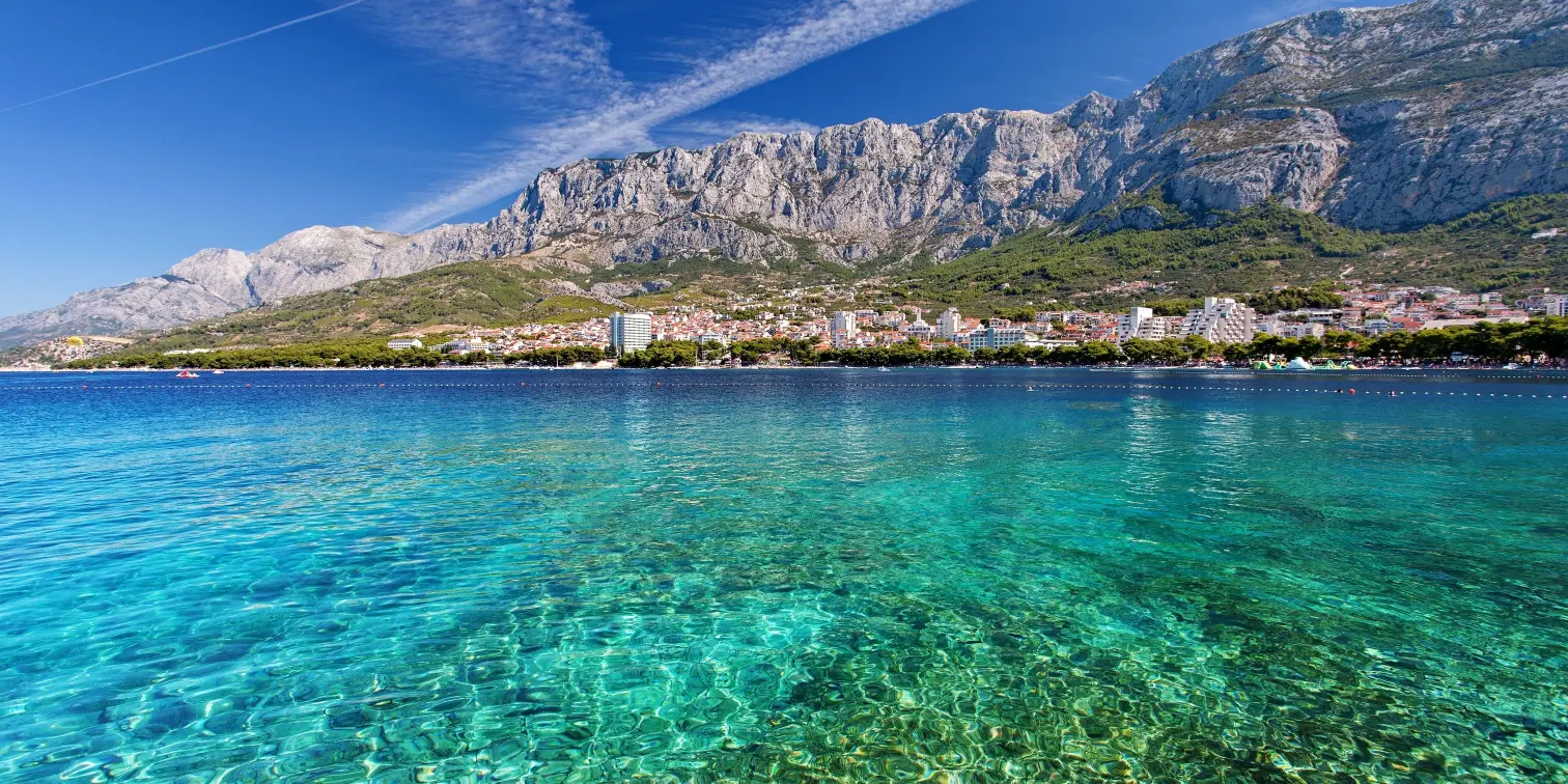 Beach of Makarska, Croatia