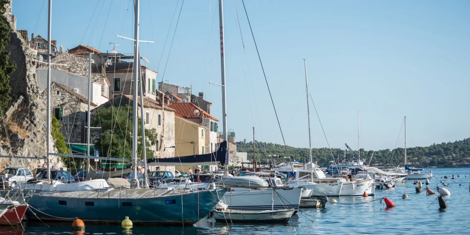 Marina in Sibenik, Croatia