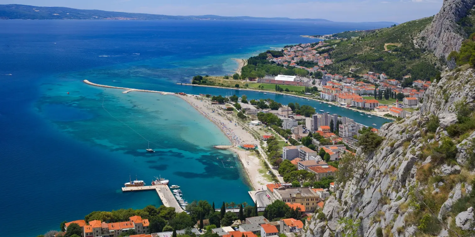 Omis Town Croatia