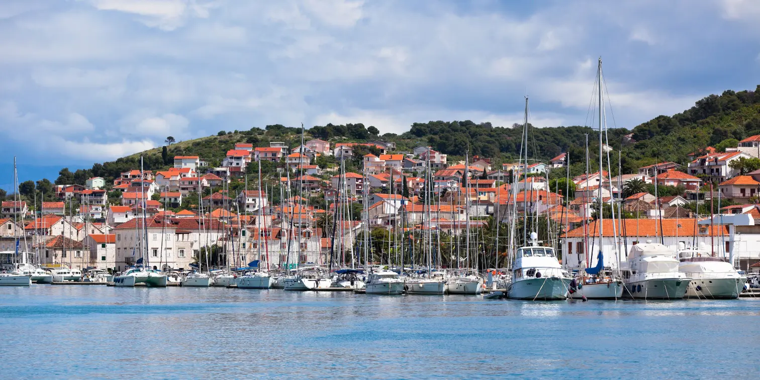 Trogir, Croatia Marina view